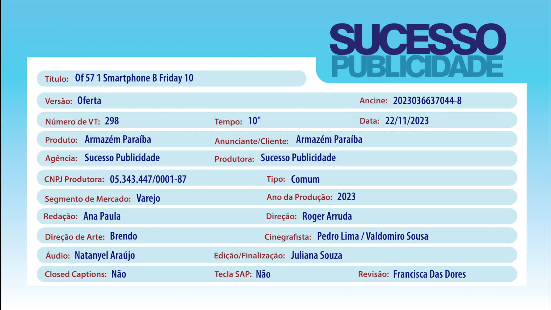 0f 57 1 Smartphone B Friday 10