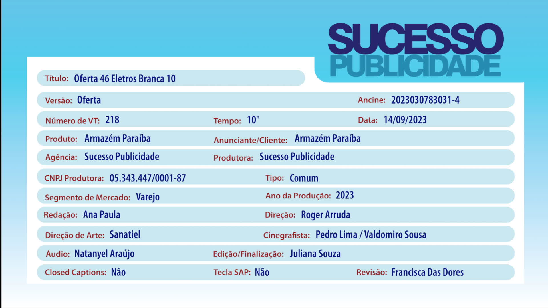 Oferta 46 Eletros Branca 10