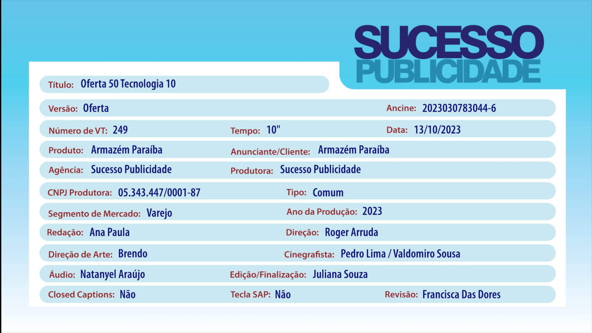 Oferta 50 Tecnologia 10