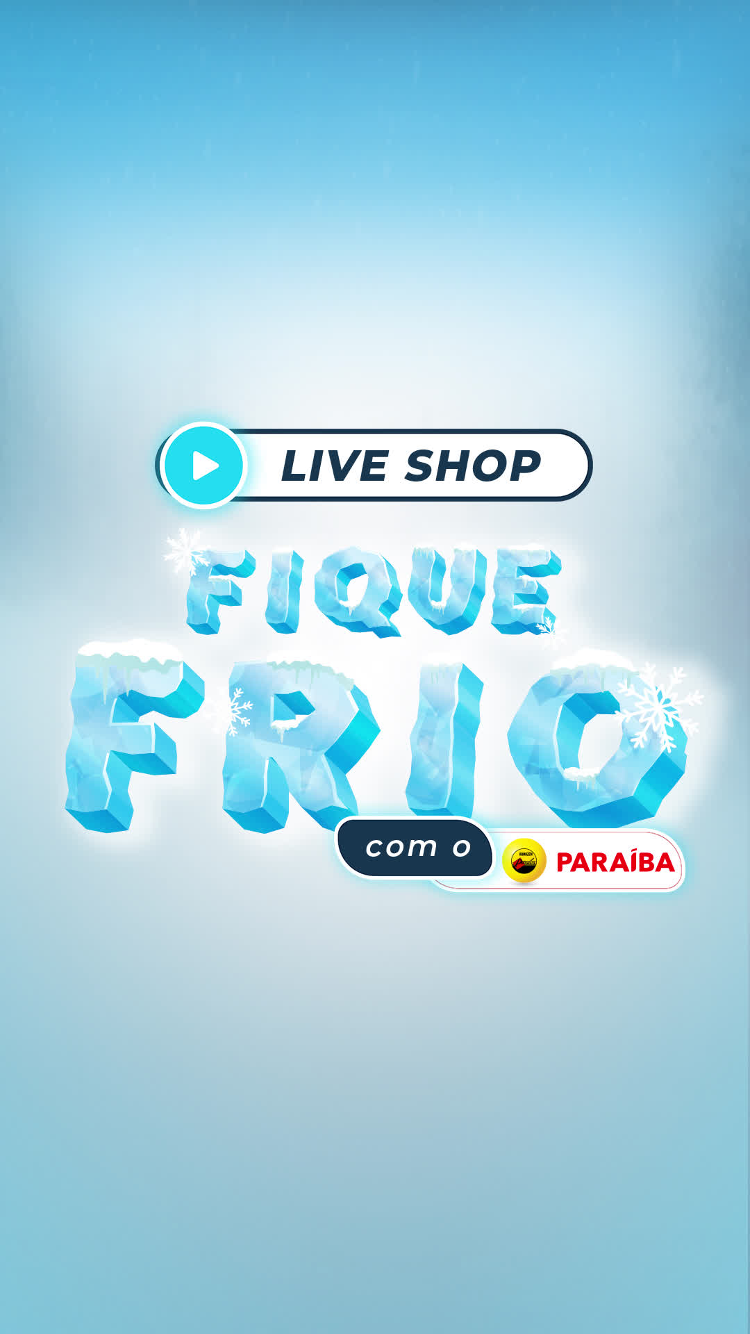 Vinheta Live Shop Fique Frio 2023