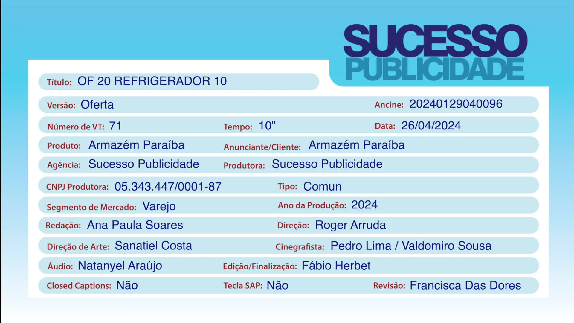 Of 20 Refrigerador 10