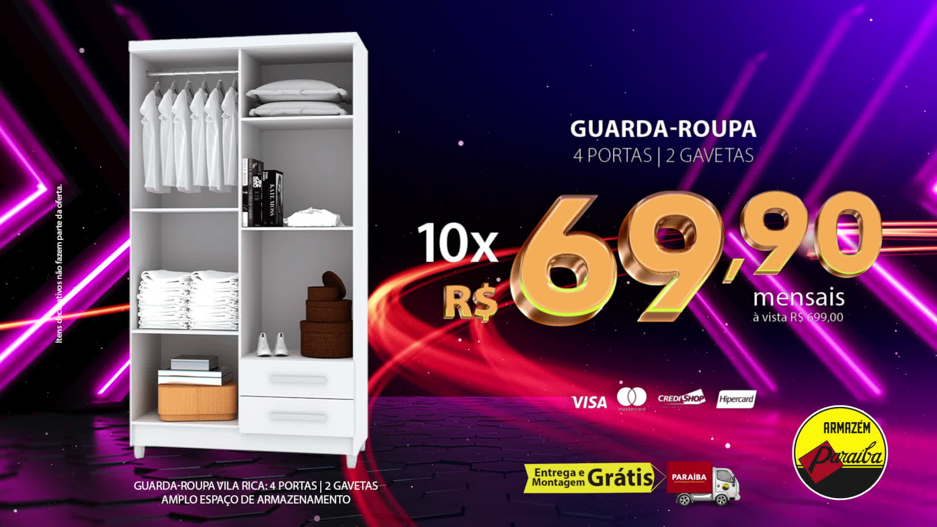 Of 24 Guarda Roupa Rede 6