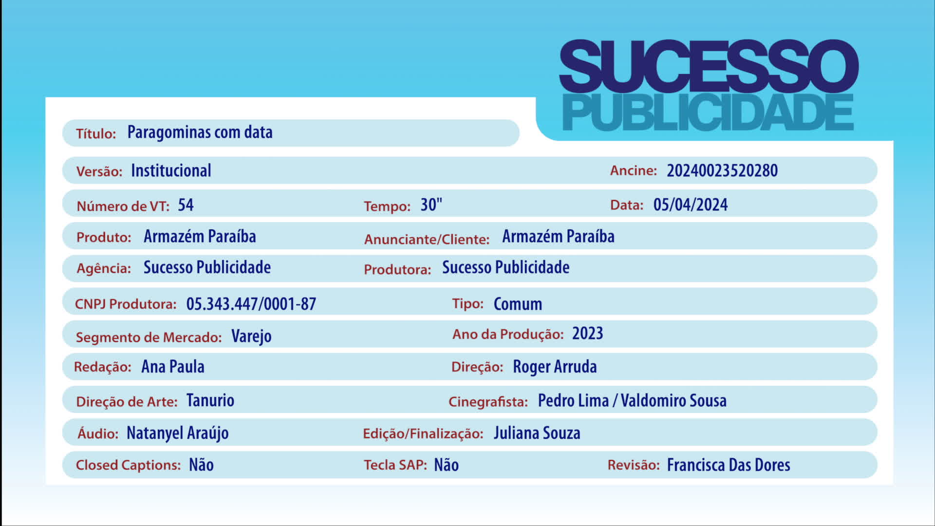 Paragominas Com Data