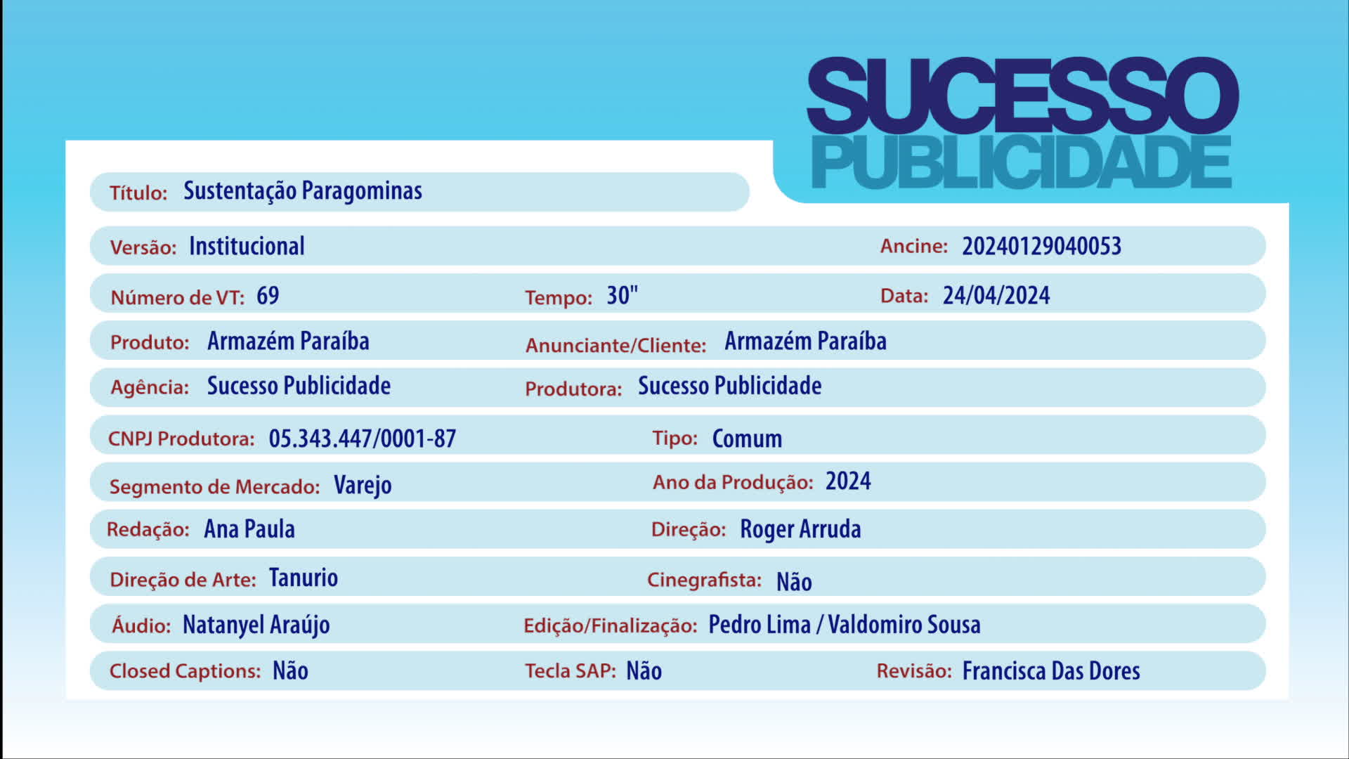 Sustentacao Paragominas